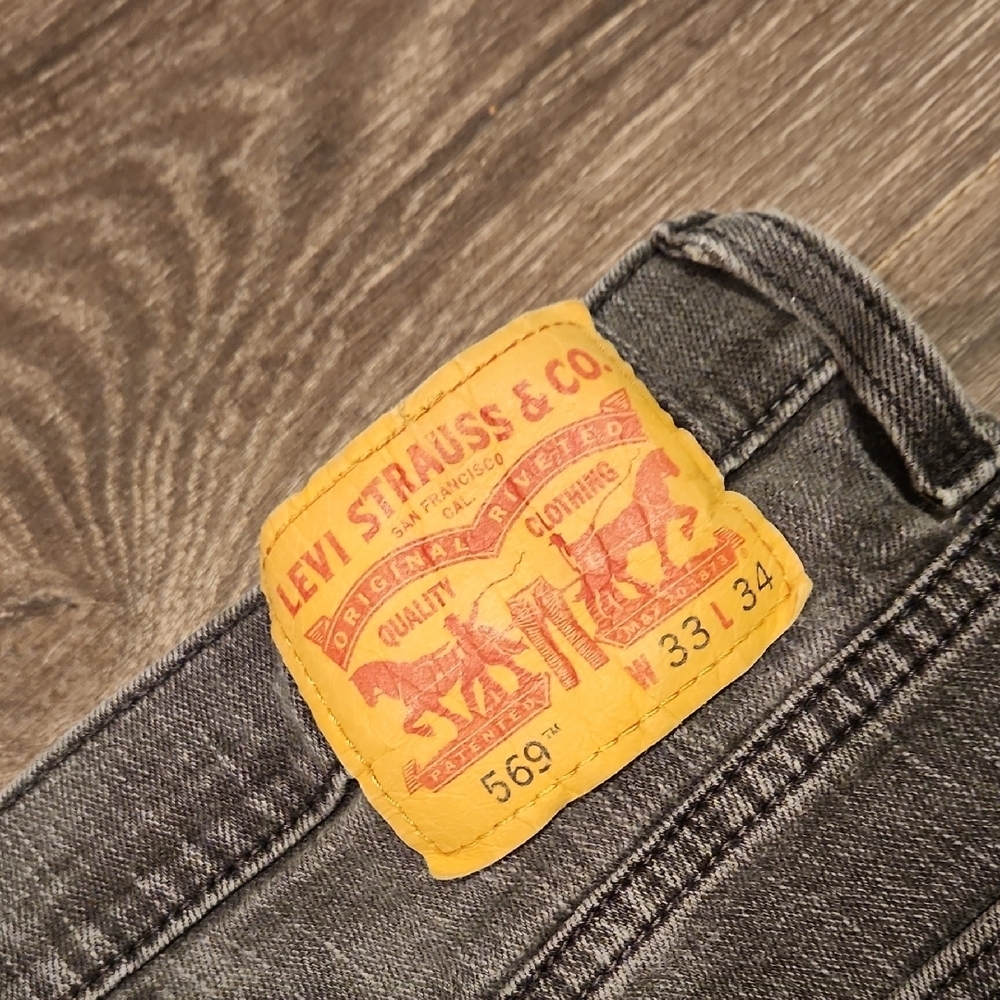 ❤️ LEVI'S GRAFFITI 569 LOOSE STRAIGHT JEANS - HOZIER "TAKE ME TO CHURCH" 33 - Picture 9 of 10